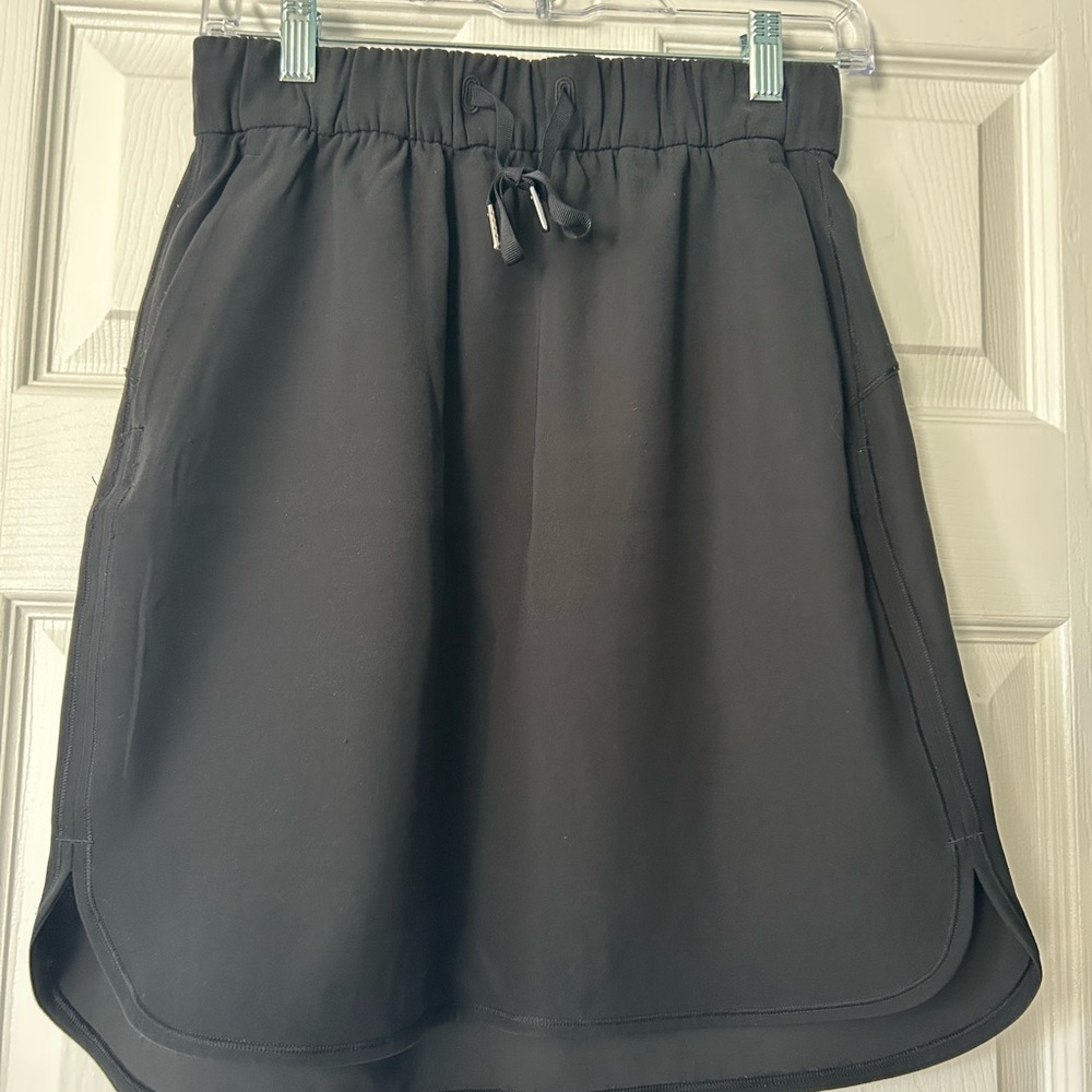 lululemon athletica Black Drawstring Athletic Skirt